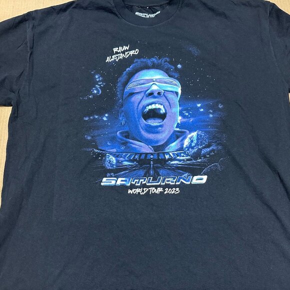 Rauw Alejandro Saturno World Tour 2023 Tee - Picture 1 of 3